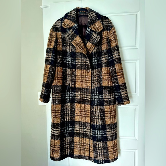 Authentic black and brown Tagliatore oversized coat. - Picture 7 of 9